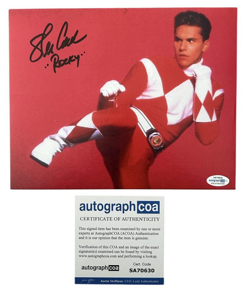 Steve Cardenas - 10x8 - power rangers - ACOA