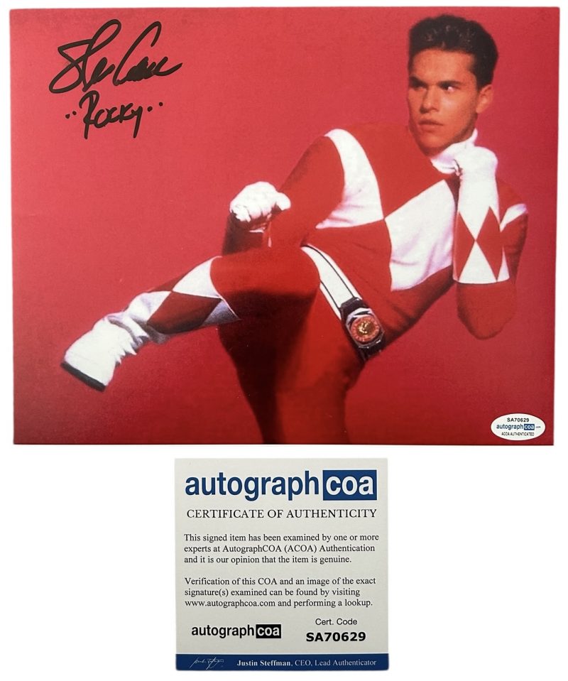 Steve Cardenas - 10x8 - power rangers - ACOA