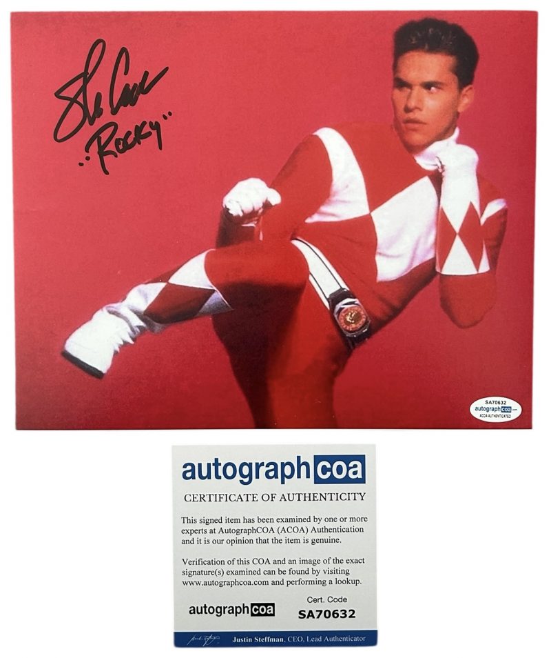 Steve Cardenas - 10x8 - power rangers - ACOA