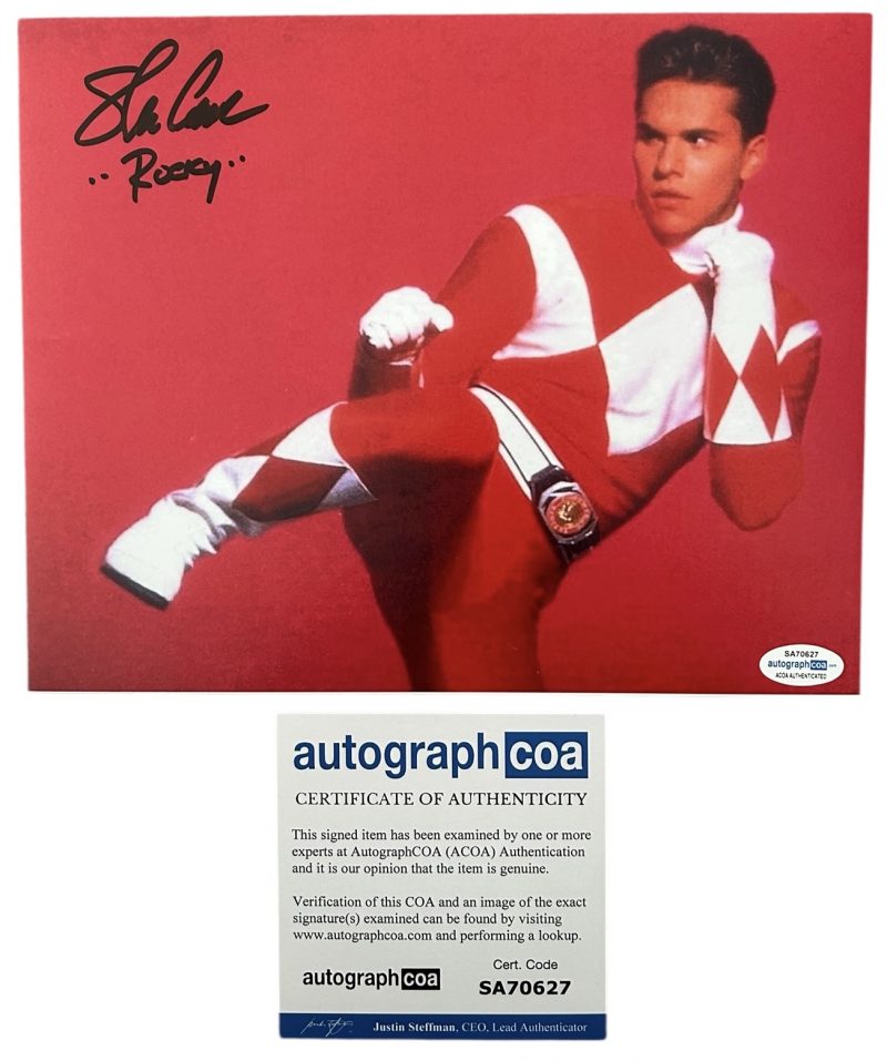 Steve Cardenas - 10x8 - power rangers - ACOA