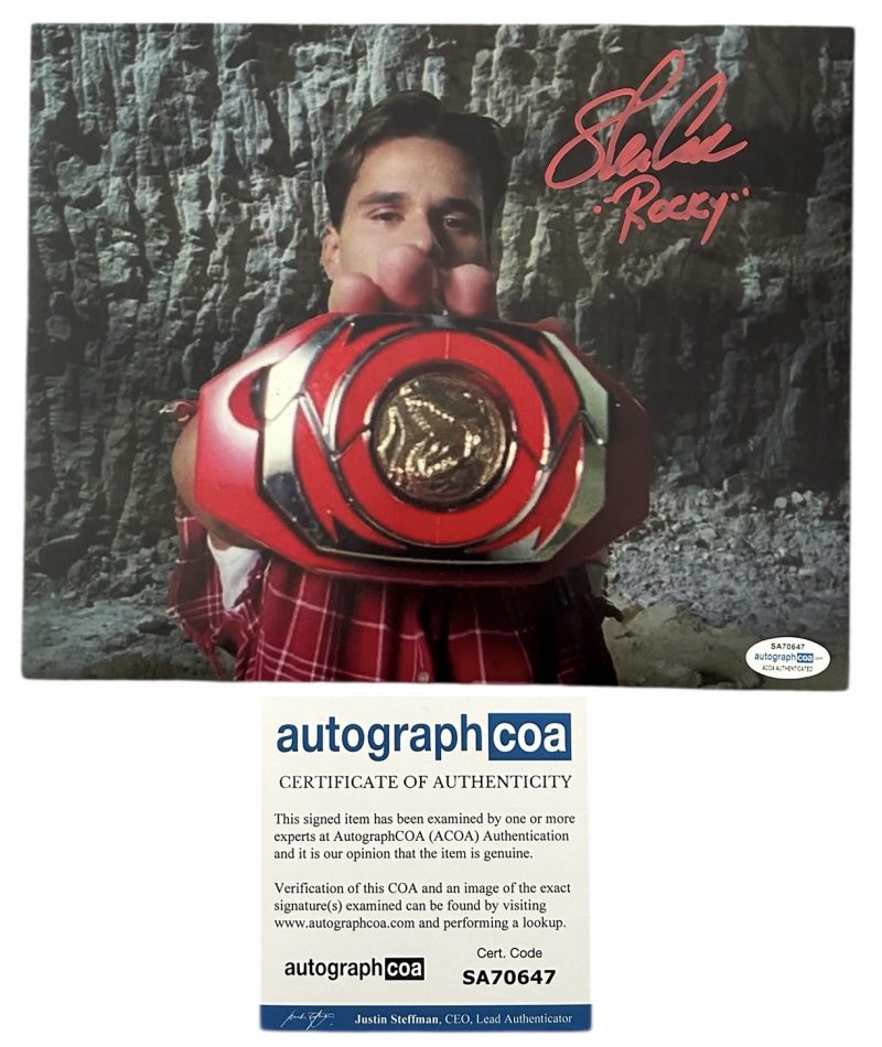 Steve Cardenas - 10x8 - power rangers - ACOA