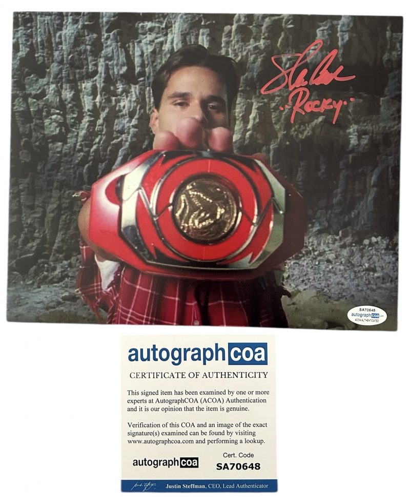 Steve Cardenas - 10x8 - power rangers - ACOA