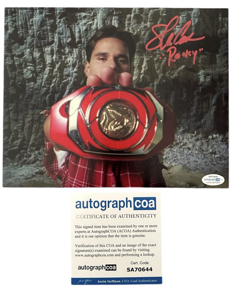 Steve Cardenas - 10x8 - power rangers - ACOA