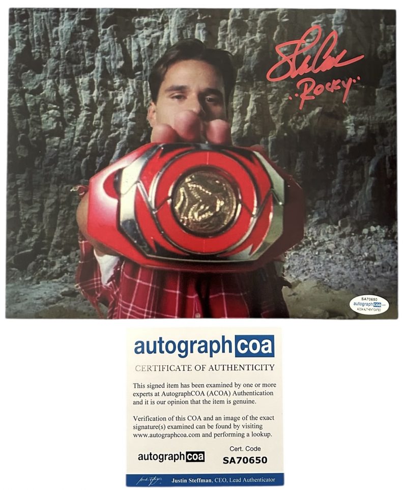 Steve Cardenas - 10x8 - power rangers - ACOA