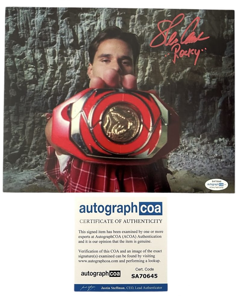 Steve Cardenas - 10x8 - power rangers - ACOA