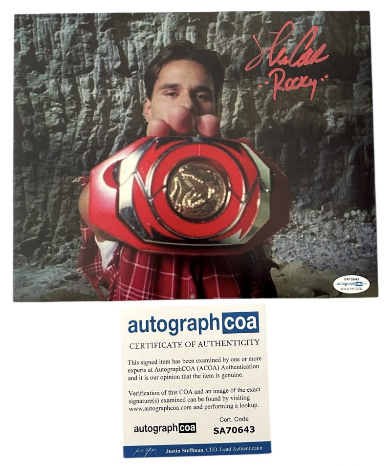 Steve Cardenas - 10x8 - power rangers - ACOA