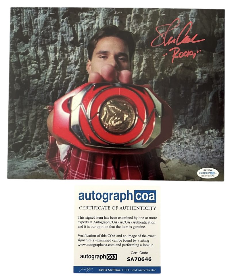 Steve Cardenas - 10x8 - power rangers - ACOA