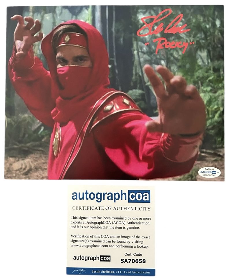 Steve Cardenas - 10x8 - power rangers - ACOA