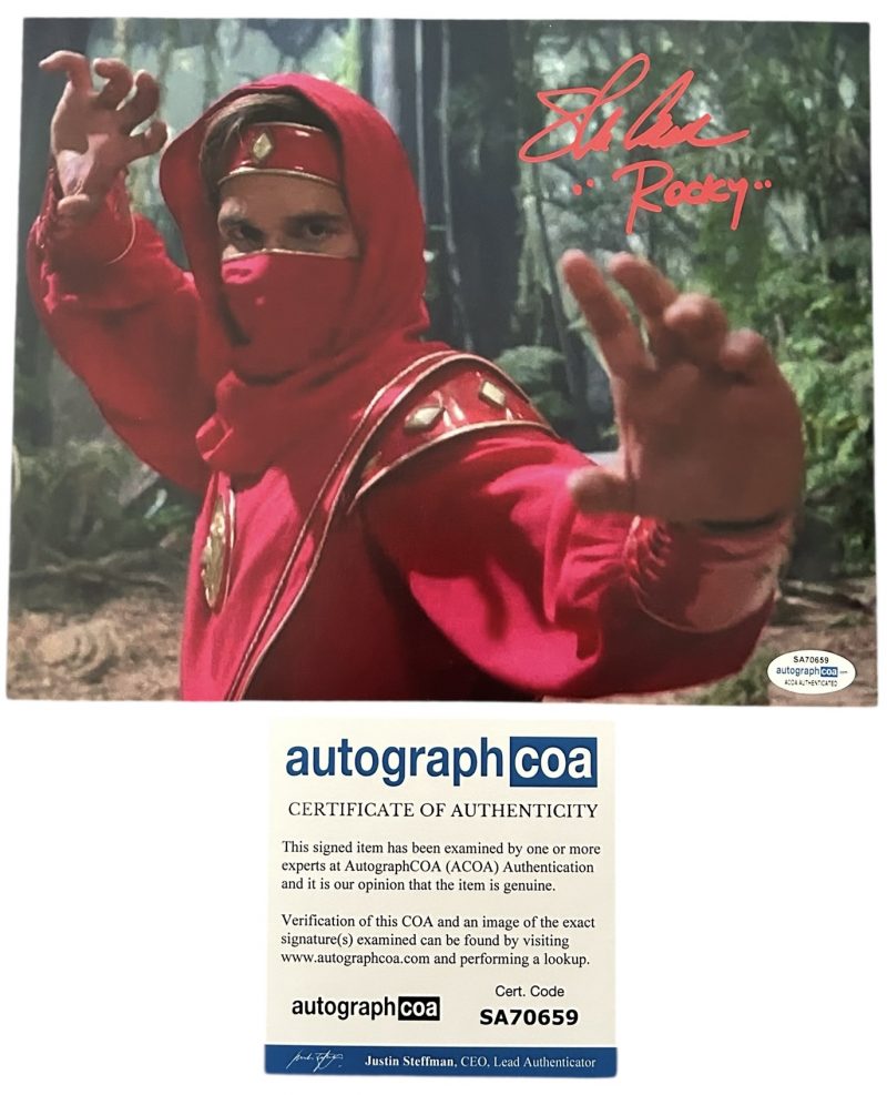 Steve Cardenas - 10x8 - power rangers - ACOA