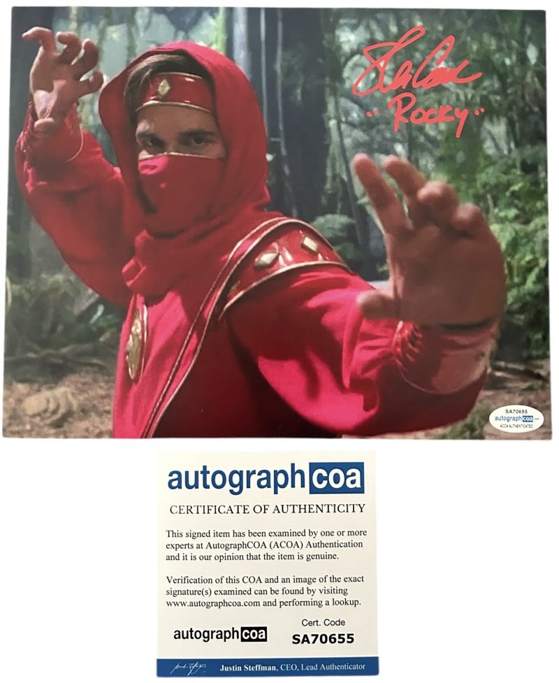 Steve Cardenas - 10x8 - power rangers - ACOA