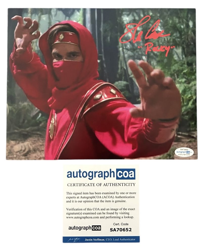 Steve Cardenas - 10x8 - power rangers - ACOA