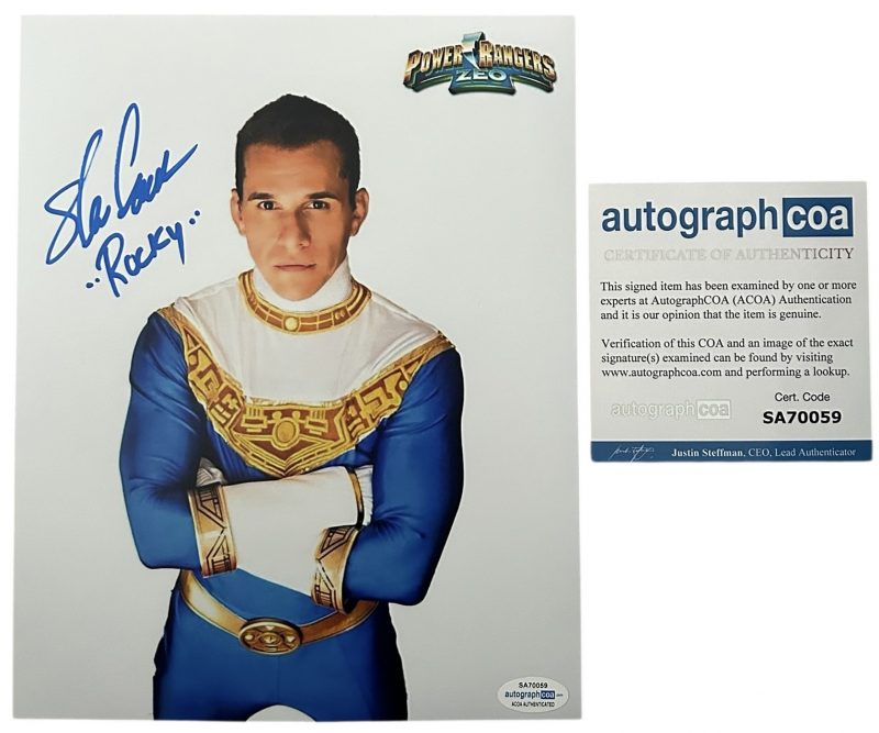Steve Cardenas - 10x8 - power rangers Zeo - ACOA