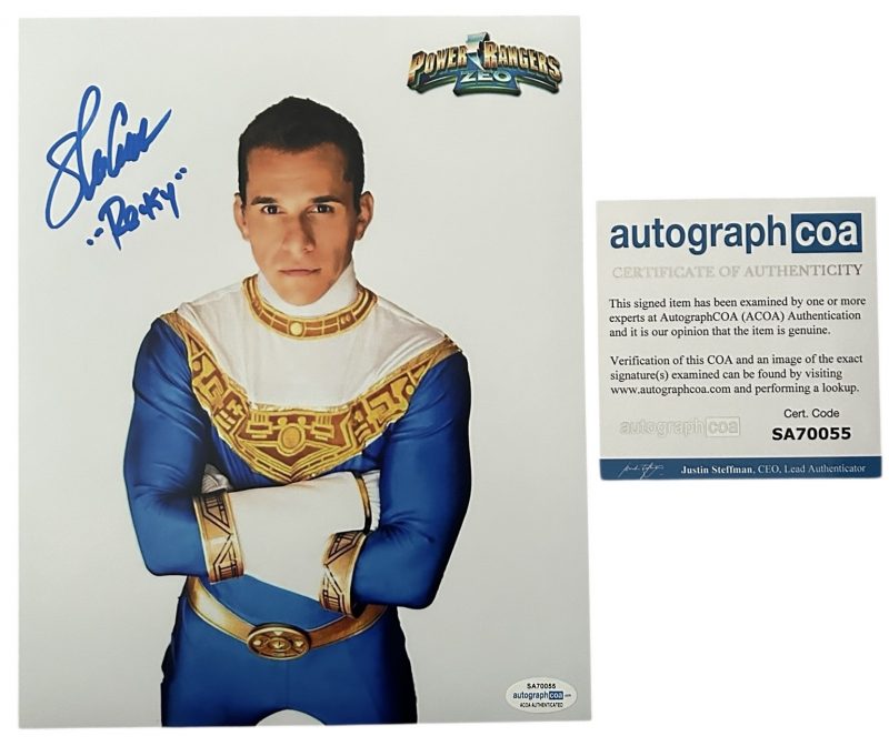Steve Cardenas - 10x8 - power rangers Zeo - ACOA