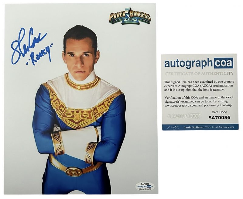 Steve Cardenas - 10x8 - power rangers Zeo - ACOA
