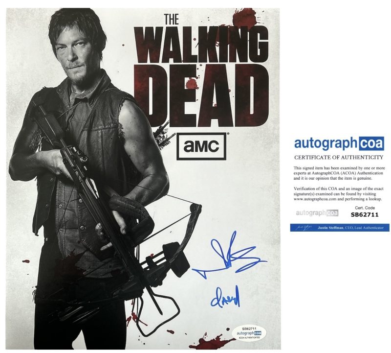 Norman Reedus - 10x8 - walking dead - ACOA - SB62711
