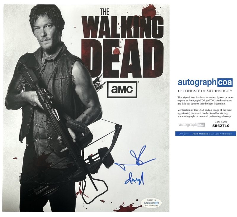 Norman Reedus - 10x8 - walking dead - ACOA - SB62710