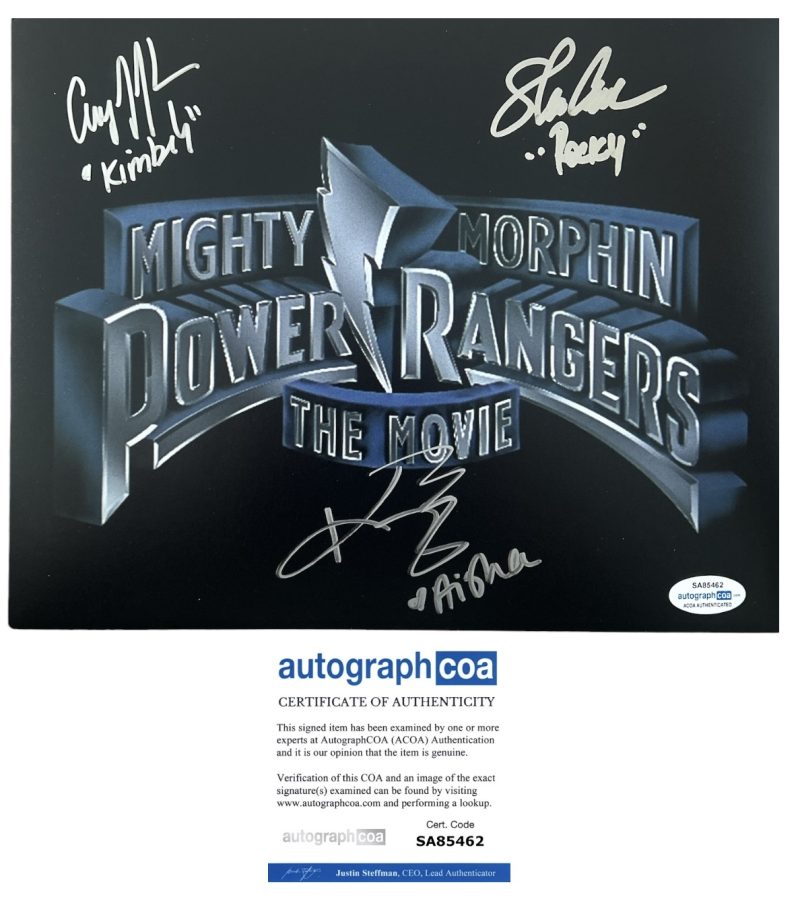 Power Rangers - 10x8 - Steve Cardenas, Amy Jo Johnson, Karan Ashley - ACOA - SA85462