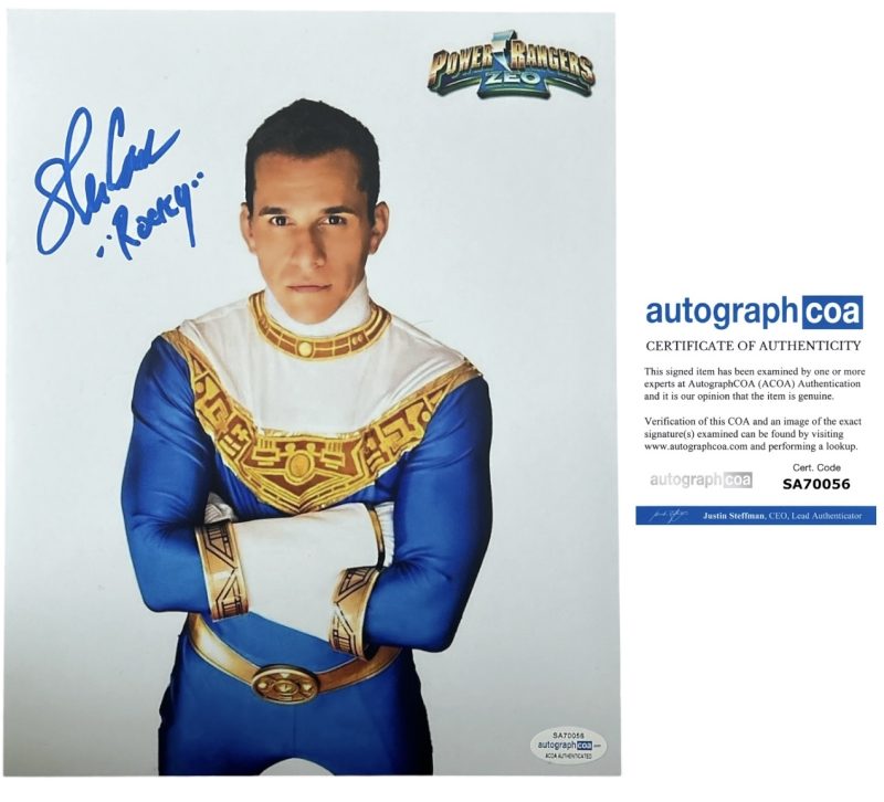 Steve Cardenas - 10x8 - Power Rangers Zeo - ACOA - SA70056
