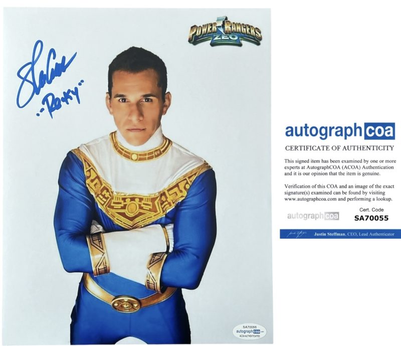 Steve Cardenas - 10x8 - Power Rangers Zeo - ACOA - SA70055