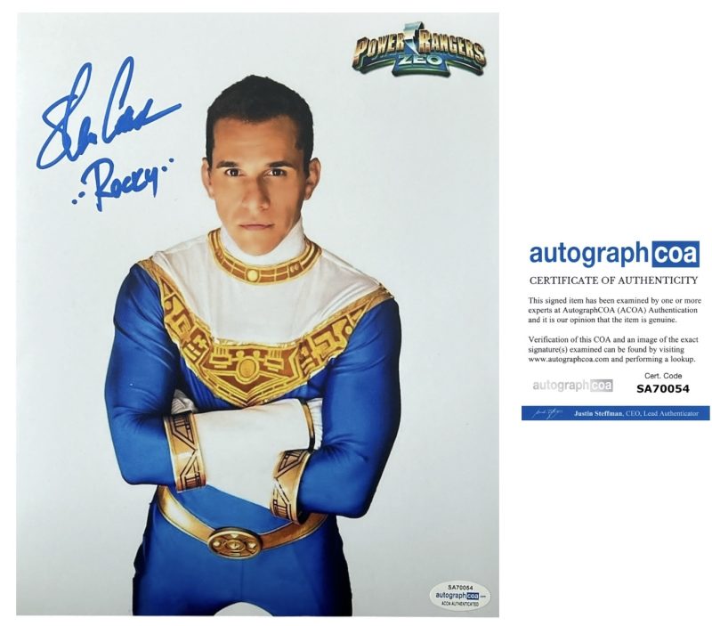 Steve Cardenas - 10x8 - Power Rangers Zeo - ACOA - SA70054