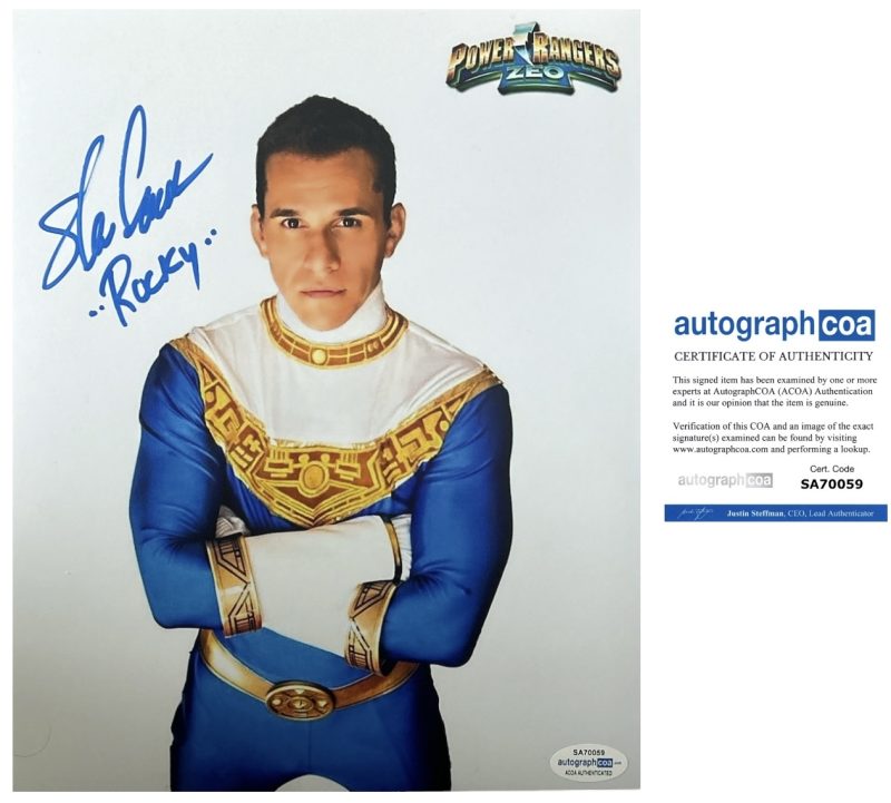 Steve Cardenas - 10x8 - Power Rangers Zeo - ACOA - SA70059