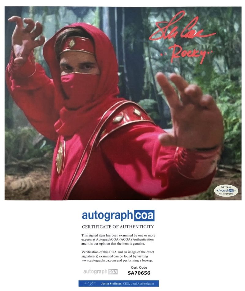 Steve Cardenas - 10x8 - Power Rangers Ninja - ACOA - SA70656