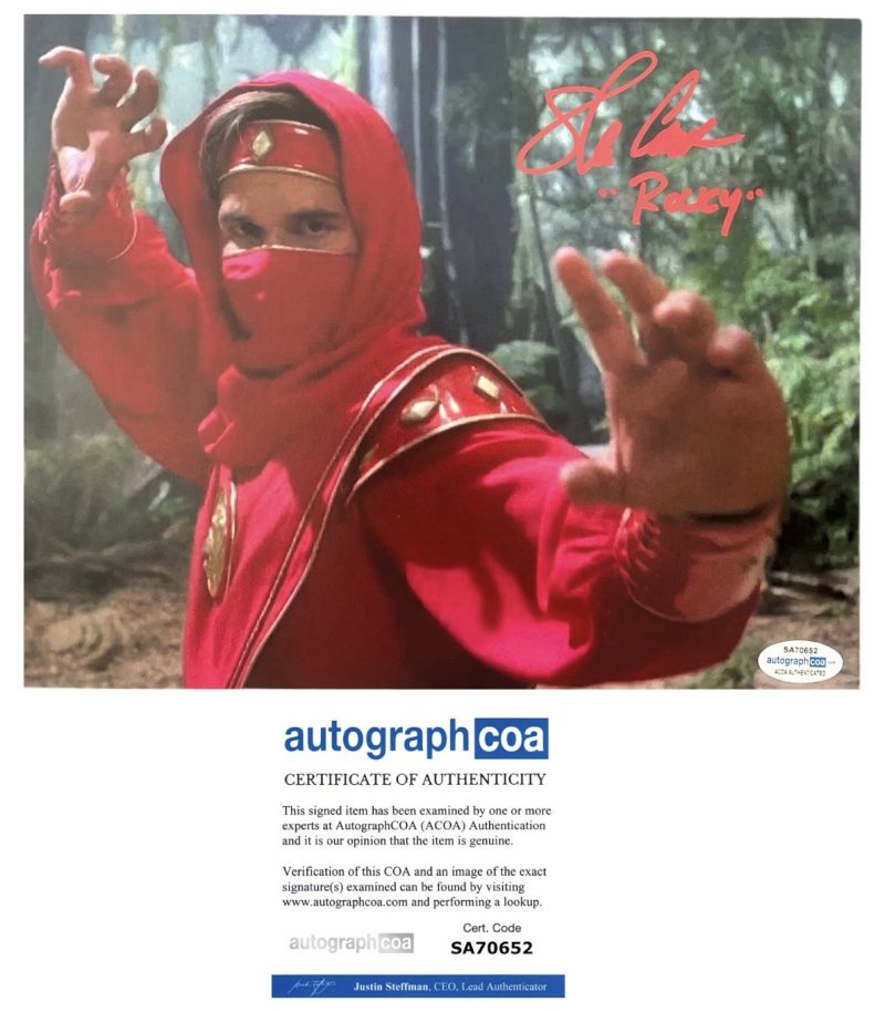 Steve Cardenas - 10x8 - Power Rangers Ninja - ACOA - SA70652
