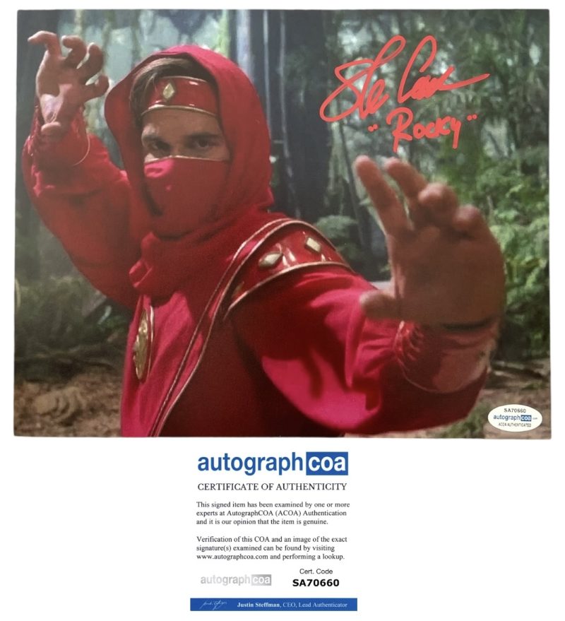 Steve Cardenas - 10x8 - Power Rangers Ninja - ACOA - SA70660