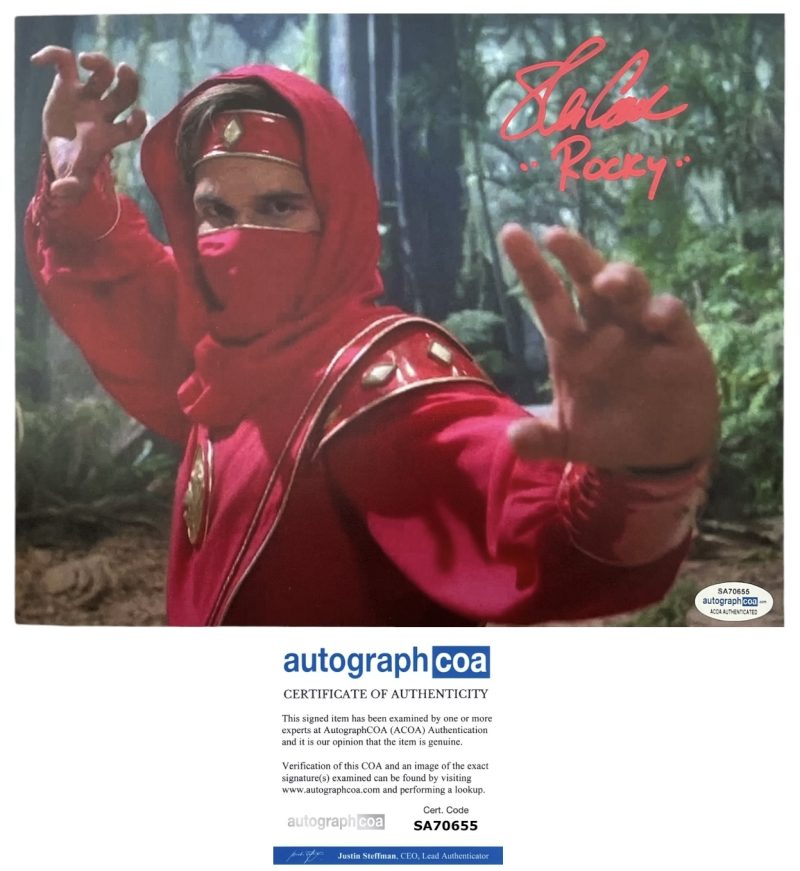 Steve Cardenas - 10x8 - Power Rangers Ninja - ACOA - SA70655