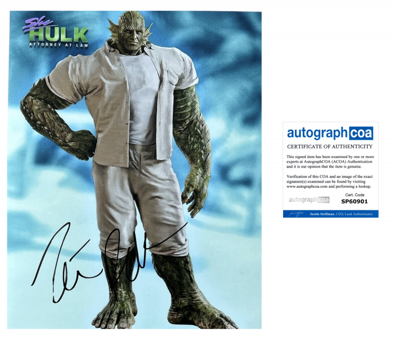 Tim Roth - 10x8 - she-hulk - ACOA