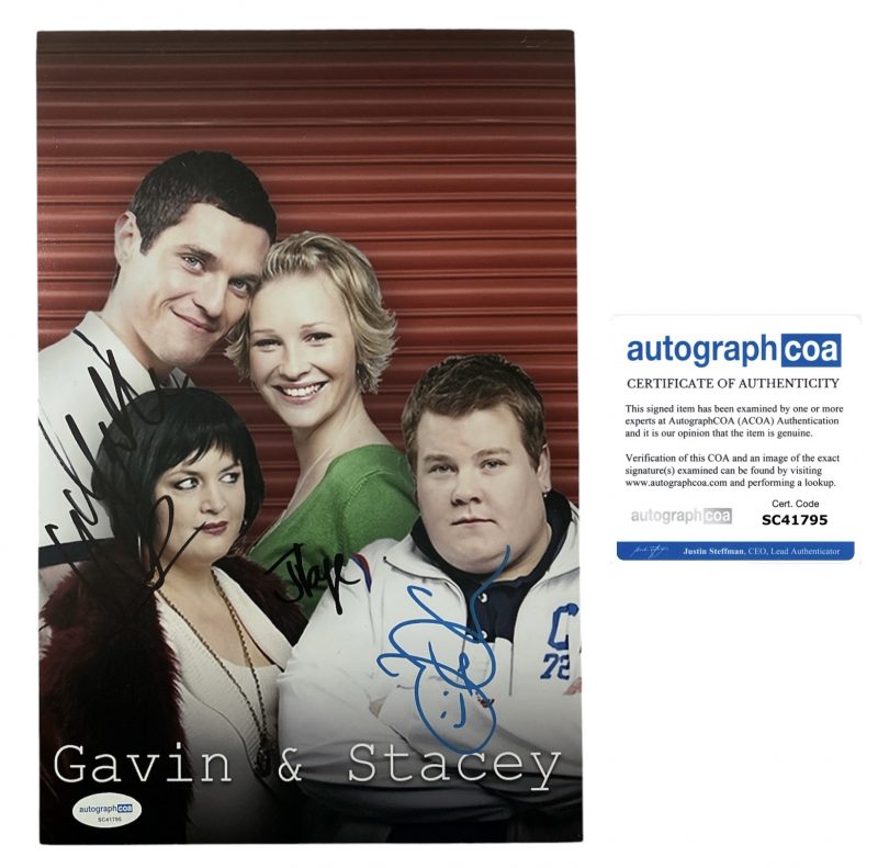 Gavin & Stacey - Mathew Horne , James Corden & Joanna page - 12x8 - ACOA