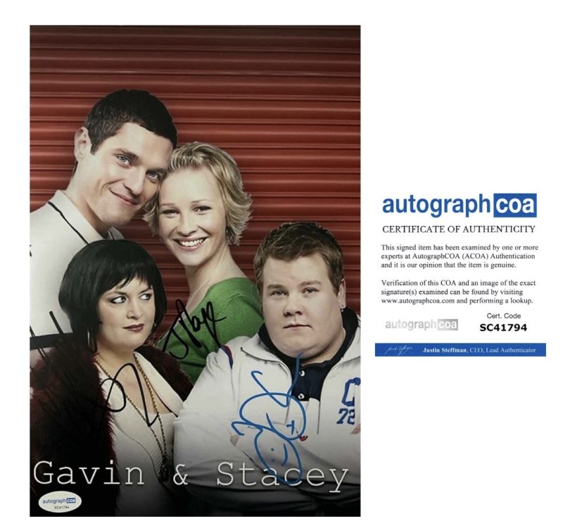 Gavin & Stacey - Mathew Horne , James Corden & Joanna page - 12x8 - ACOA