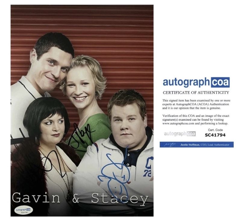 Gavin & Stacey - Mathew Horne , Joanna page & James Corden - 12x8 - ACOA - SC41794